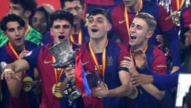 ثلاثي برشلونة مهدد بالغياب عن الكلاسيكو إذا حصل على إنذار أمام بلد الوليد