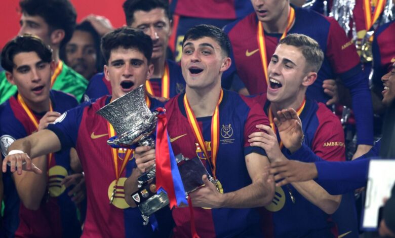 ثلاثي برشلونة مهدد بالغياب عن الكلاسيكو إذا حصل على إنذار أمام بلد الوليد