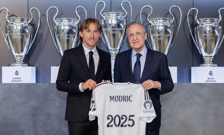 مودريتش يوصي بيريز بضم نجم خط الوسط: سيكون القائد القادم لريال مدريد