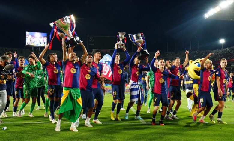بيب جوارديولا يضغط على مانشستر سيتي لضم ثنائي برشلونة قبل مانشستر يونايتد