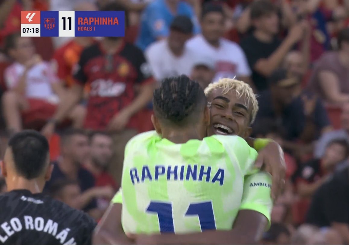 أهداف مباراة برشلونة وريال مايوركا اليوم في الدوري الاسباني