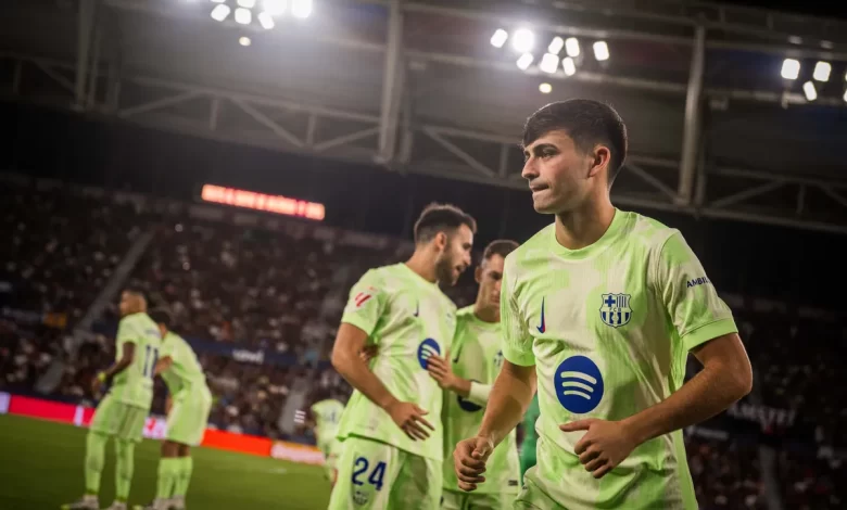 بيدري يعترف بخطأه في مباراة ليفانتي ويتحمل اللوم