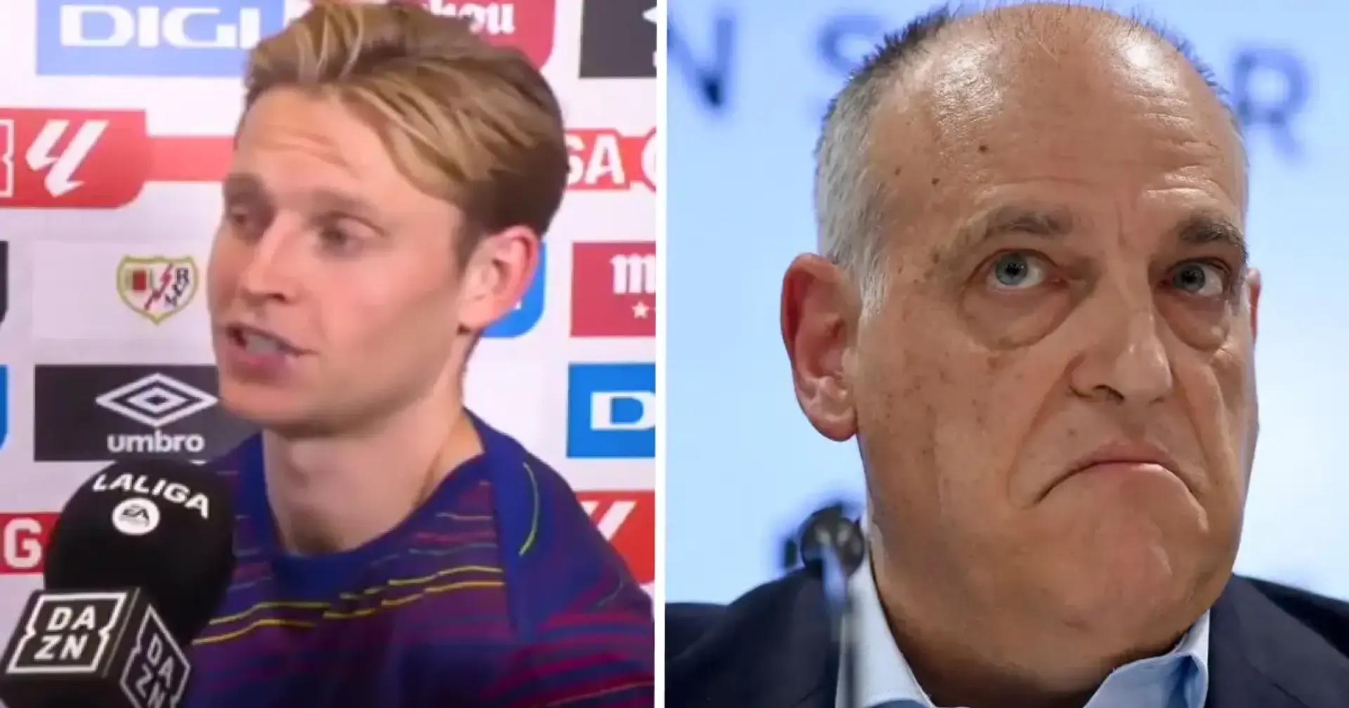 دي يونغ يفتح النار على الليغا: "دوري غير جاد".. والجماهير تقف بجانبه رغم تهديدات تيباس