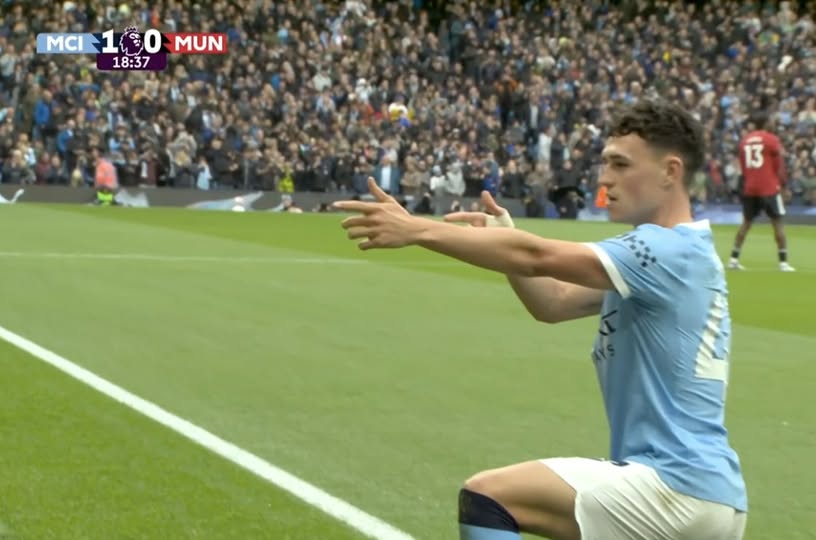 أهداف مباراة مانشستر سيتي ويونايتد اليوم في الدوري الإنجليزي