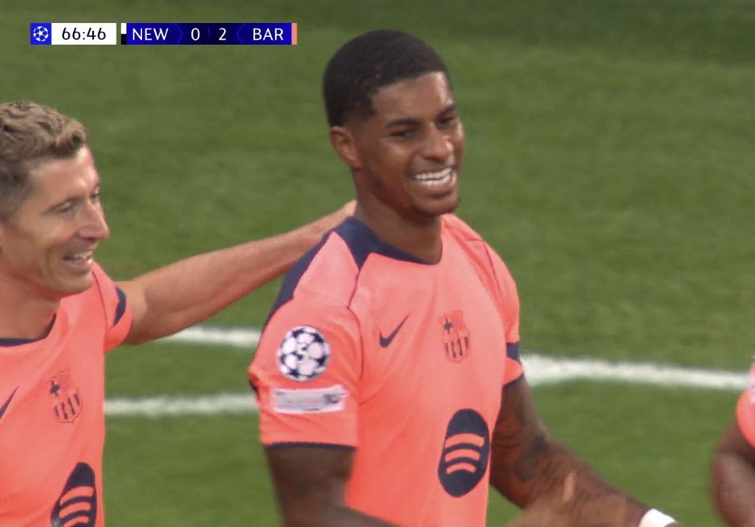 Goals of the Barcelona vs Newcastle United match today in the Champions League