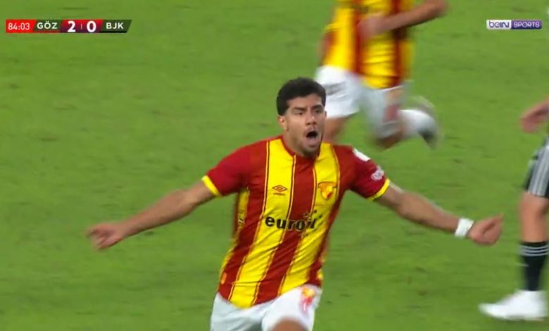 هدف ابراهيم صبره لفريقه غوزتيبي ضد بشكتاش في الدوري التركي الممتاز