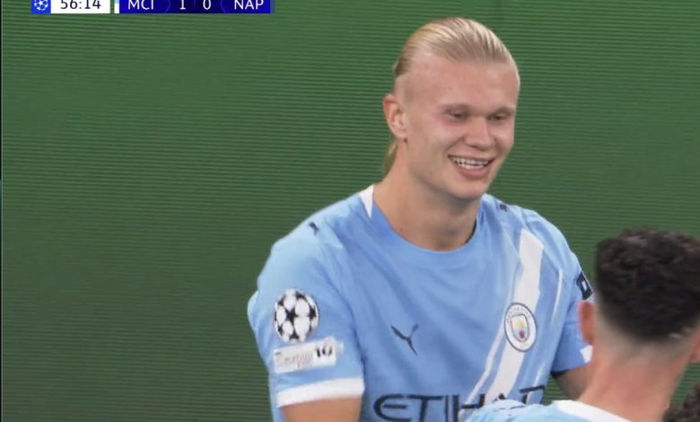 أهداف مباراة مانشستر سيتي ونابولي اليوم فى دوري أبطال أوروبا