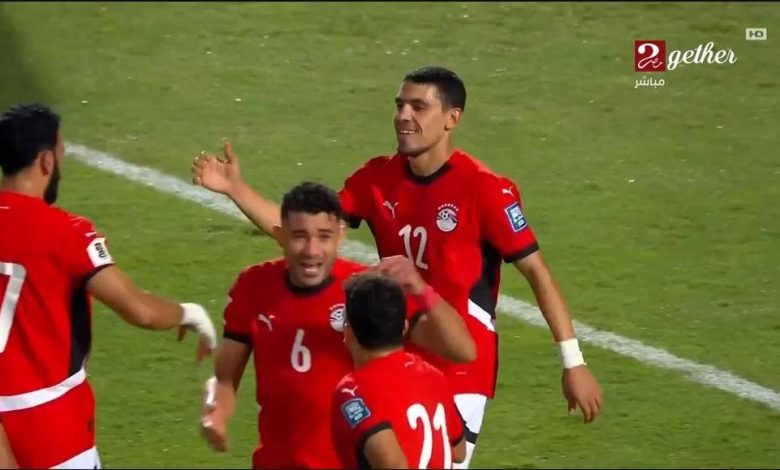 أهداف مباراة مصر وغينيا بيساو في تصفيات كأس العالم