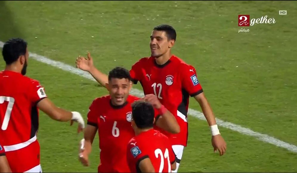 أهداف مباراة مصر وغينيا بيساو في تصفيات كأس العالم