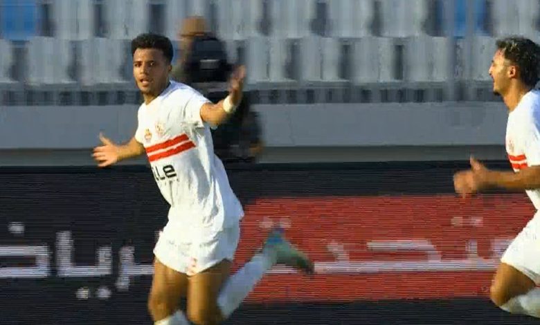 أهداف مباراة الزمالك وغزل المحلة اليوم في الدوري المصري
