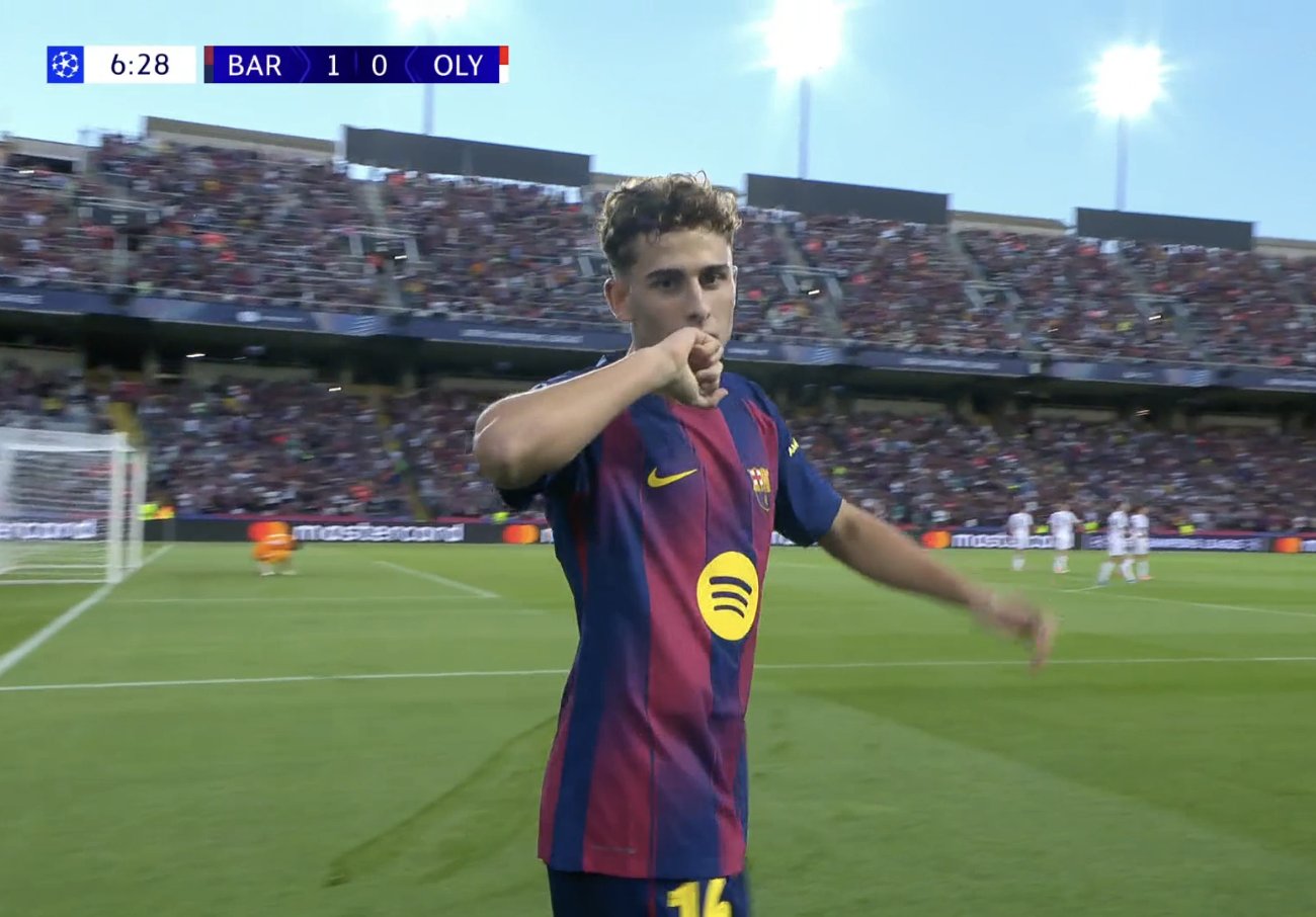 أهداف مباراة برشلونة وأولمبياكوس اليوم في دوري أبطال أوروبا