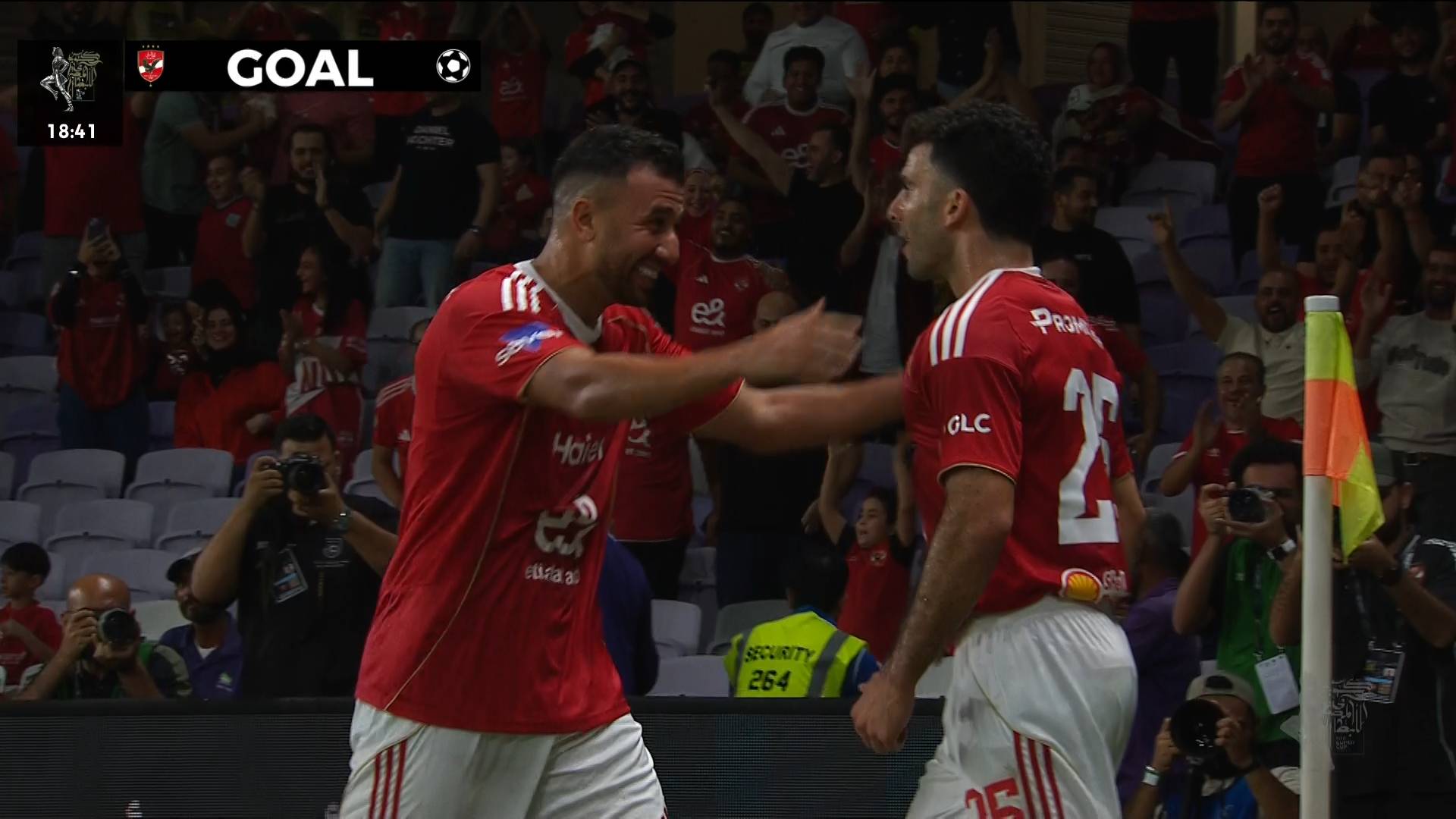 أهداف مباراة الأهلي وسيراميكا كيلوباترا فى كأس السوبر المصري