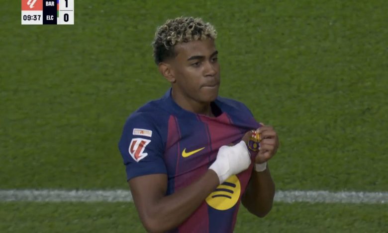 أهداف مباراة برشلونة والتشي اليوم في الدوري الاسباني
