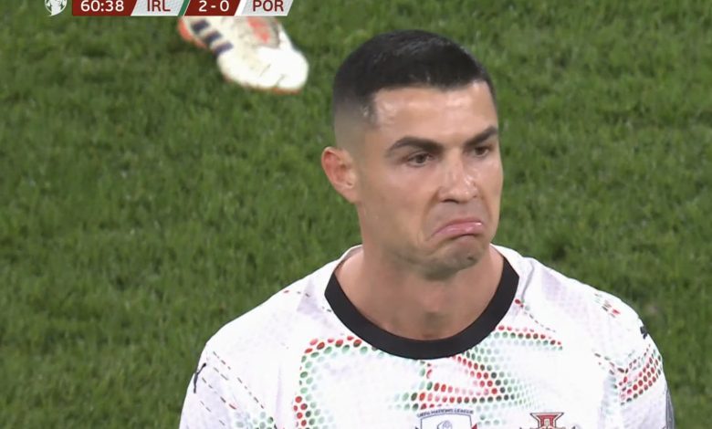 صدمة في دبلن: رونالدو يُطرد لأول مرة مع البرتغال وأيرلندا تفوز 2-0