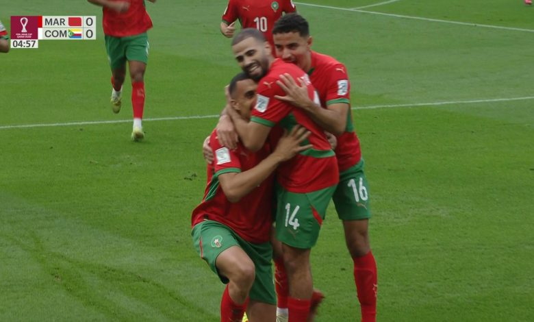 أهداف مباراة المغرب وجزر القمر اليوم في كأس العرب 2025