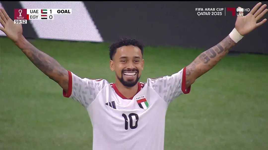 أهداف مباراة مصر والامارات اليوم في كأس العرب 2025