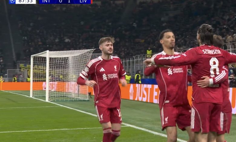 أهداف مباراة انتر وليفربول اليوم في دوري أبطال أوروبا