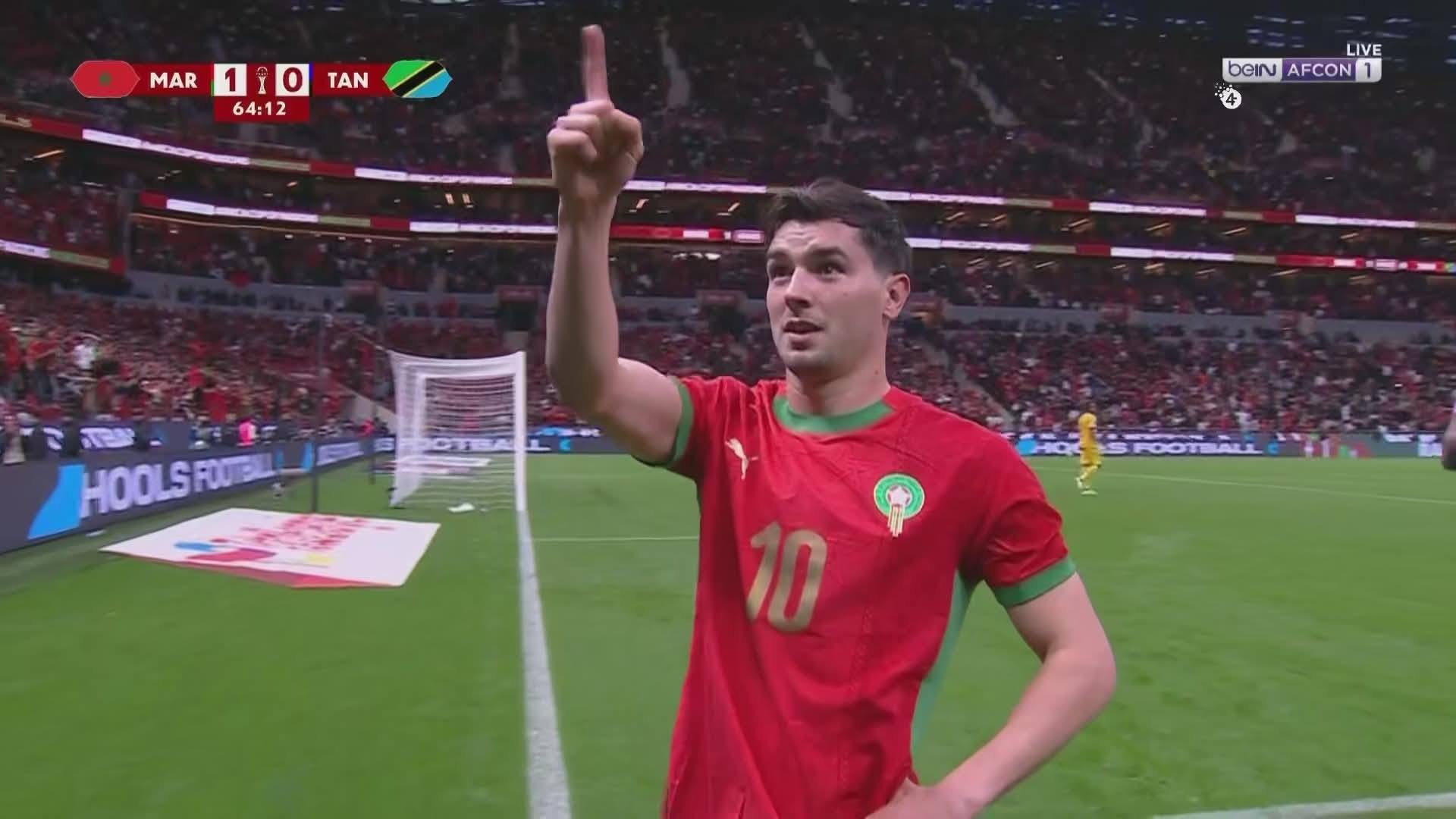 أهداف مباراة المغرب وتنزانيا اليوم في كأس الأمم الأفريقية