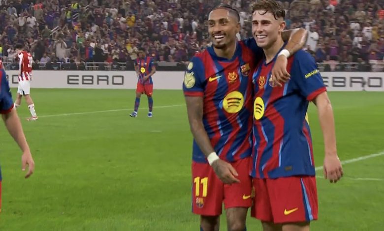 أهداف مباراة برشلونة وأتلتيك بلباو اليوم في كأس السوبر الاسباني