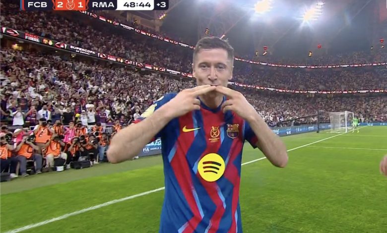 أهداف مباراة برشلونة وريال مدريد في كأس السوبر الاسباني