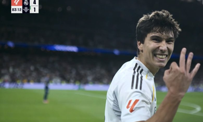 أهداف مباراة ريال مدريد وريال بتيس اليوم في الدوري الإسباني