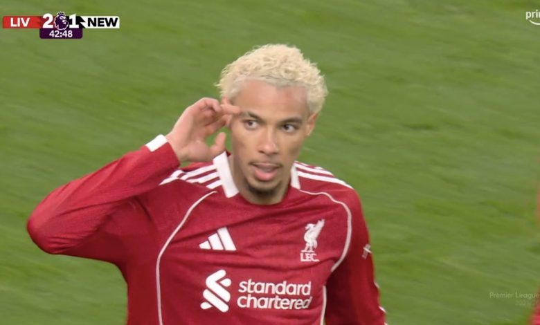 أهداف مباراة ليفربول ونيوكاسيل يونايتد اليوم في الدوري الانجليزي