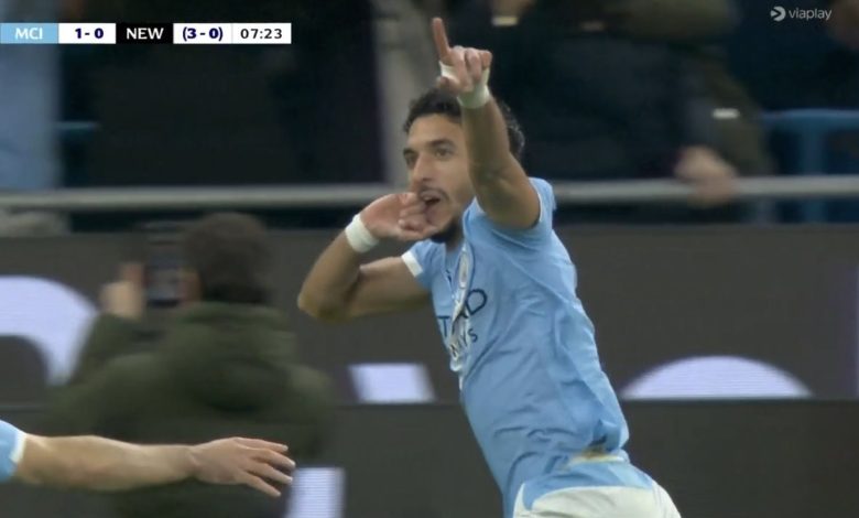 أهداف مباراة مانشستر سيتي ونيوكاسيل يونايتد اليوم في كأس الرابطة