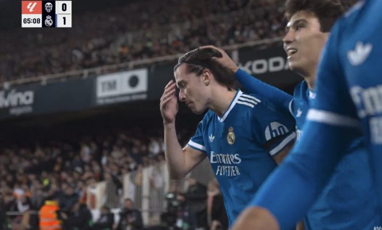 أهداف مباراة ريال مدريد وفالنسيا اليوم في الدوري الاسباني