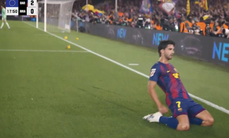 أهداف مباراة ريال مدريد وبرشلونة اليوم في الدوري الاسباني