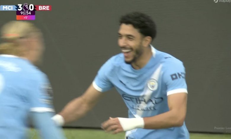 أهداف مباراة مانشستر سيتي وبرينتفورد اليوم في الدوري الإنجليزي