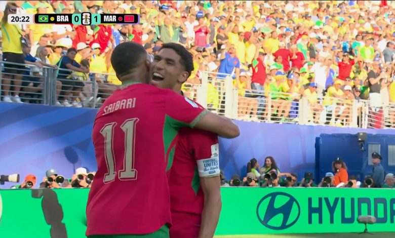 أهداف مباراة البرازيل والمغرب اليوم في كأس العالم