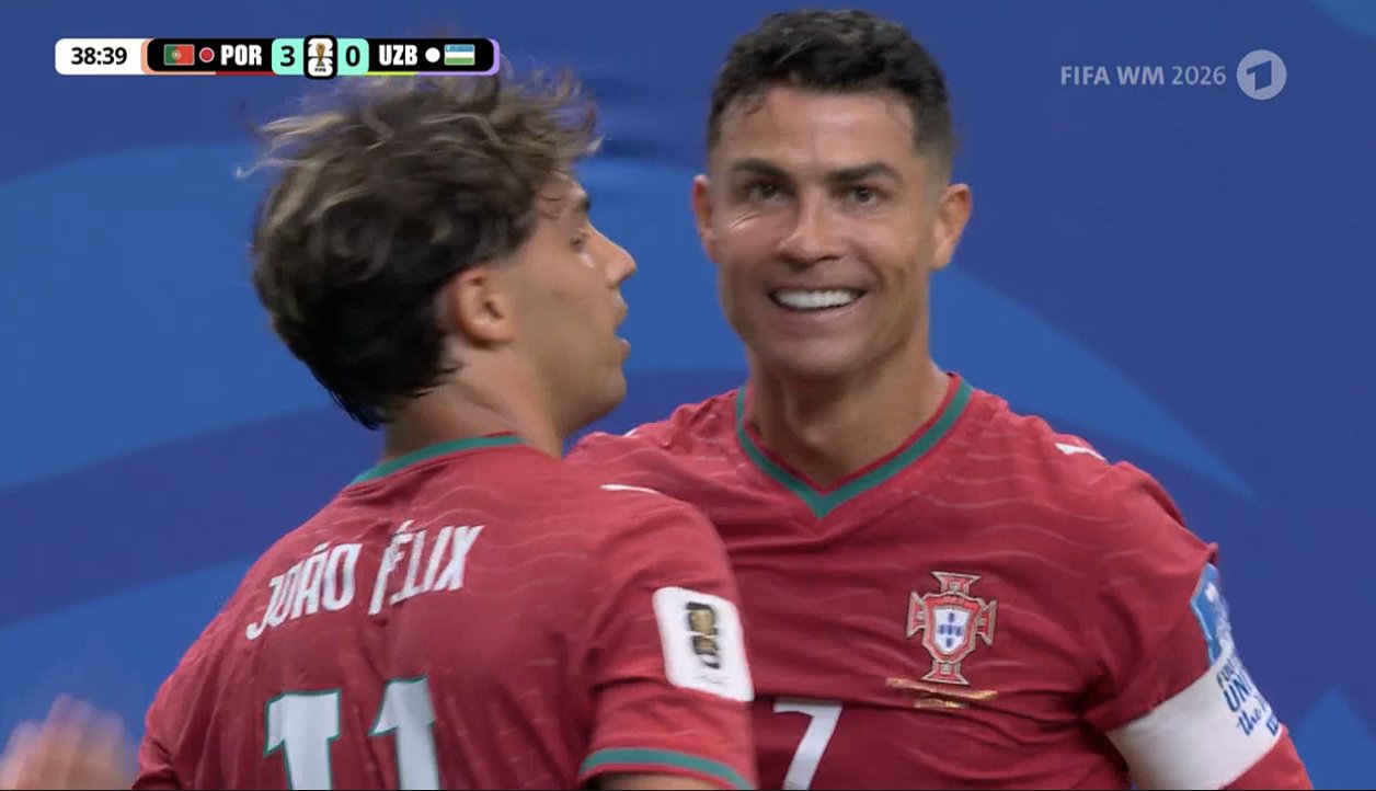 أهداف مباراة البرتغال وأوزبكستان اليوم في كأس العالم
