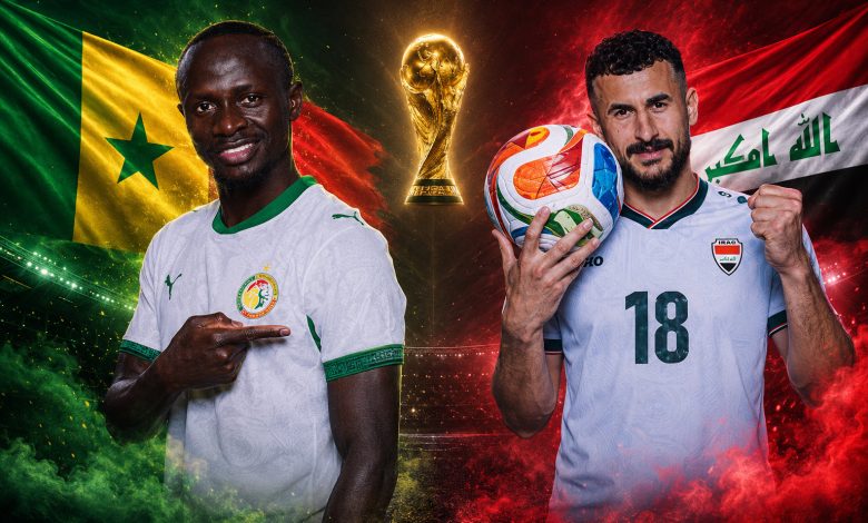 القنوات المفتوحة الناقلة لمباراة العراق والسنغال اليوم فى كأس العالم