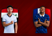 القنوات المفتوحة الناقلة لمباراة العراق وفرنسا اليوم في كأس العالم