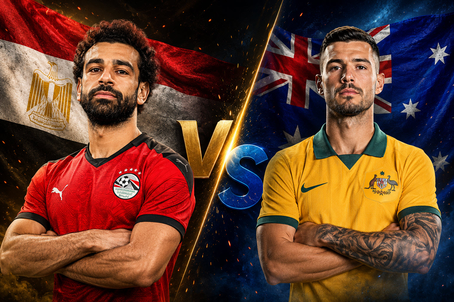 القنوات المفتوحة الناقلة لمباراة مصر واستراليا اليوم في كأس العالم 2026