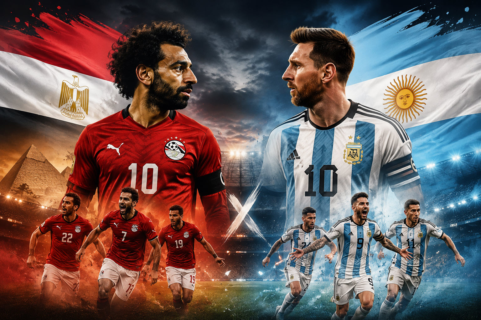 قناة مجانية ناقلة لمباراة مصر والأرجنتين اليوم فى كأس العالم