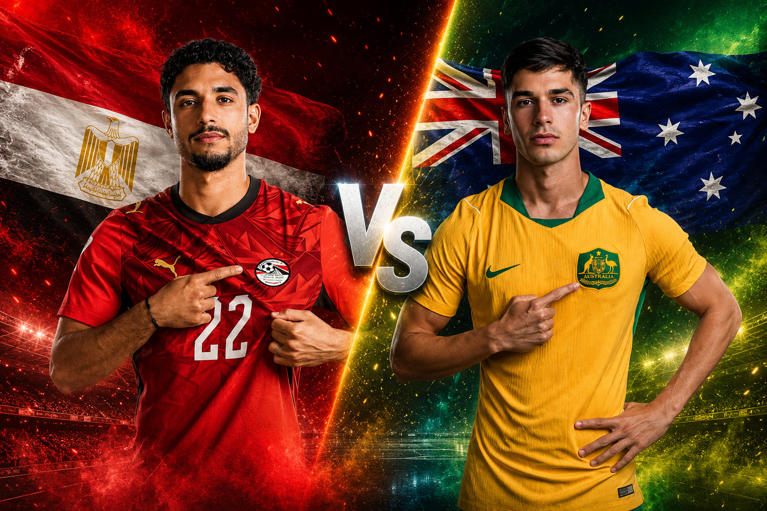 قناة مجانية ناقلة لمباراة مصر واستراليا اليوم فى كأس العالم