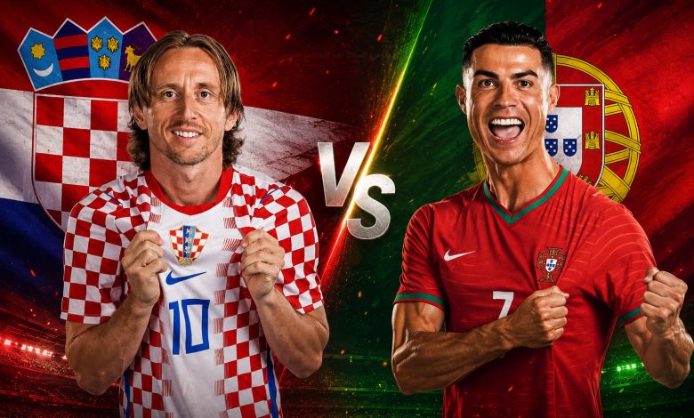 القنوات المفتوحة الناقلة لمباراة البرتغال وكرواتيا اليوم فى كأس العالم