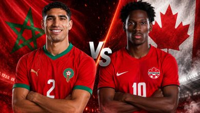القنوات المفتوحة الناقلة لمباراة المغرب وكندا اليوم في كأس العالم