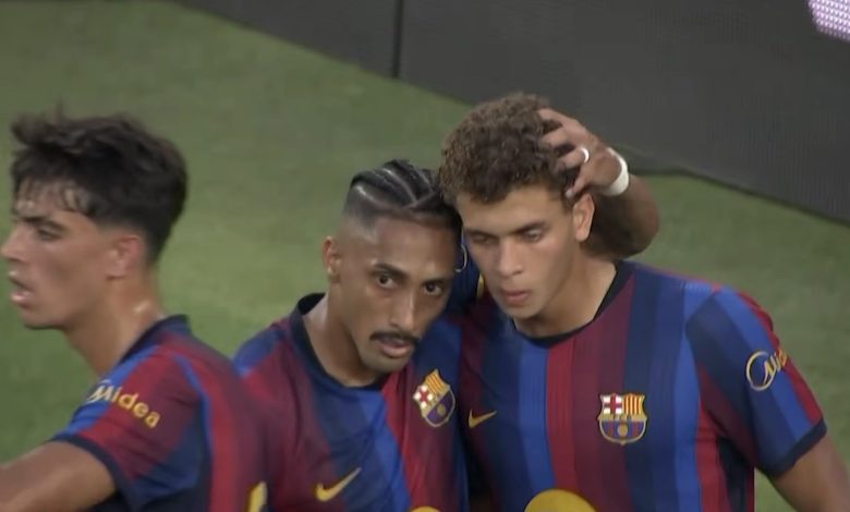 أهداف مباراة الأهلي وبرشلونة اليوم وديًا